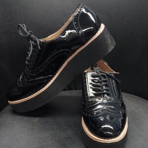 MADDEN GIRL Black Patent Leather Cutesy Size 9